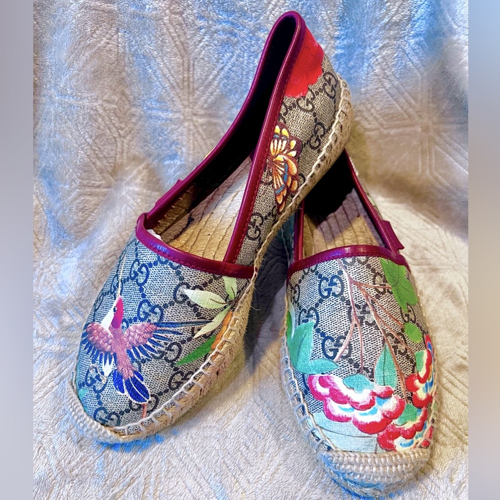 Gucci Floral espadrille